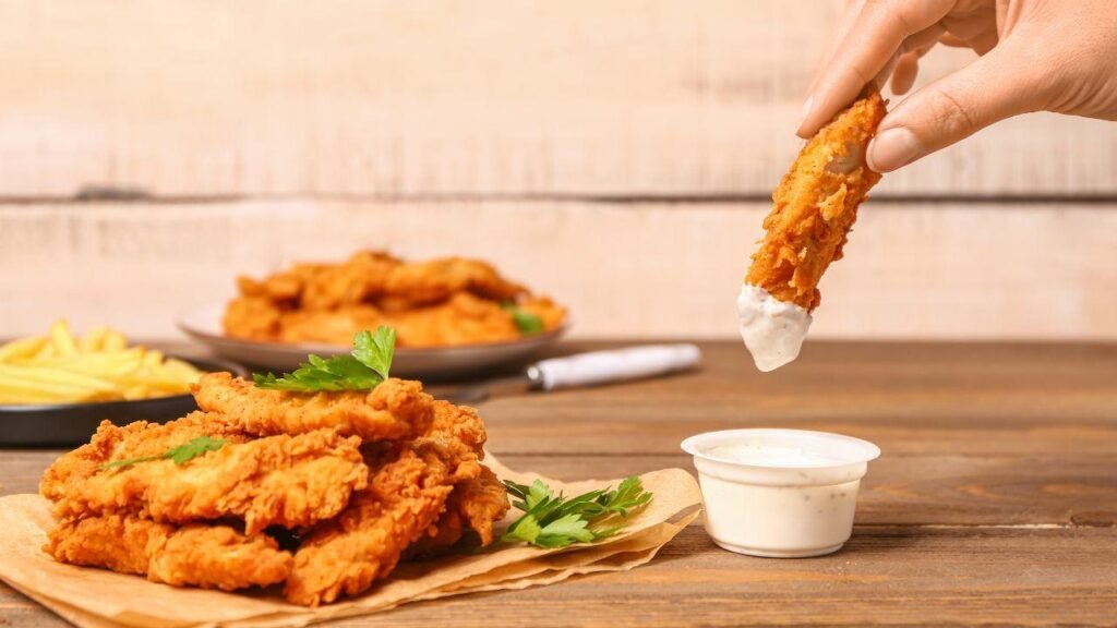 esta opção deixa o frango crocante e proteico