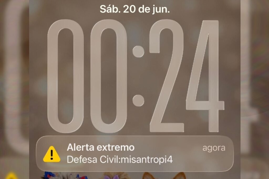 Alerta extremo falso da Defesa Civil: o que se sabe sobre o caso