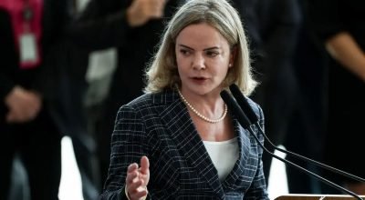 Derrite como relator do PL Antifacção contamina debate, diz Gleisi   