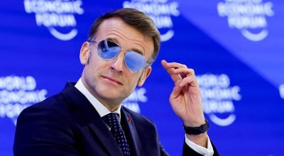 Macron de óculos vira meme, e ações de marca disparam 31% - 22/01/2026 - Economia