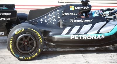 Mercedes tenta esconder, mas W17 continua mudando