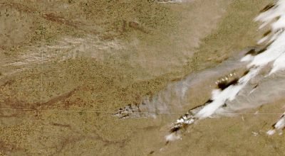 Ventos provocam incêndios e poeira nas planícies do sul