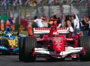 Há 20 anos, Schumacher levou a melhor sobre Alonso em Ímola