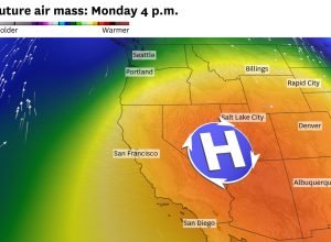 O calor de três dígitos está chegando a partes da Califórnia