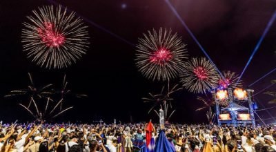 Réveillon de Vila Velha terá show pirotécnico em balsas e torres com DJs
