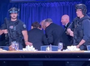 Trump elogia Serviço Secreto após tiros em jantar na Casa Branca; suspeito é detido