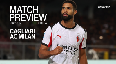 Cagliari x AC Milan, Serie A Enilive 2025/2026: estatísticas, classificação, árbitro e suspensões