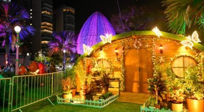 Bairro São Pedro e Praça dos desejos recebem decoração especial de Páscoa