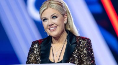 Erika Kirk e Karoline Leavitt vindo para a George Washington University para a turnê Turning Point USA