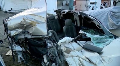 Músico sobrevive a acidente no Norte do ES com apenas um arranhão