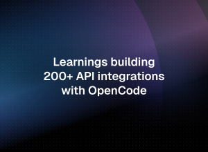 O que aprendemos construindo mais de 200 integrações de API com OpenCode