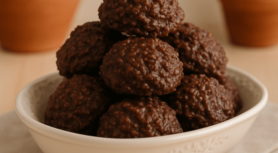 Receita de Cocada Brasileira de Chocolate