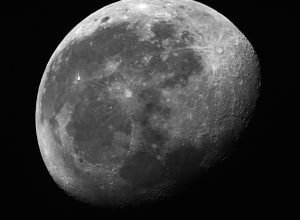 Terra vista do espaço: olhos em nossa lua