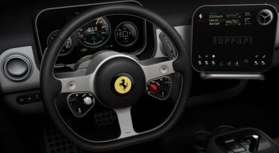 O novo EV projetado por Jony Ive da Ferrari é revestido de vidro e alumínio
