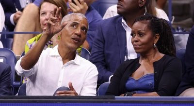 Trump compartilha postagem retratando Obamas como macacos