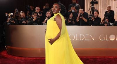 Wunmi mosaku revelou sua gravidez no Globo de Ouro de 2026