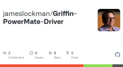 GitHub - jameslockman/Griffin-PowerMate-Driver · GitHub