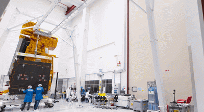 Primeiro satélite MetOp de segunda geração-B abre sua asa