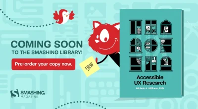 Pesquisa UX acessível, e-book agora disponível para download - Smashing Magazine