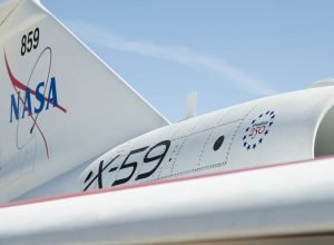 X-59 da NASA recebe logotipo do Freedom 250