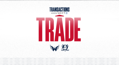 Capitals adquirem uma escolha condicional de primeira rodada em 2026 ou 2027 e uma escolha de terceira rodada em 2027 de Anaheim para John Carlson