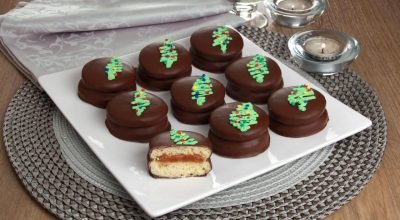 aproveite o recheio de doce de leite e panetone