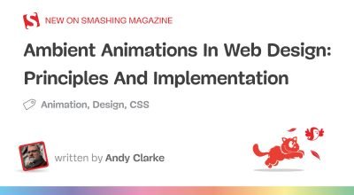 Princípios e implementação (parte 1) — Smashing Magazine