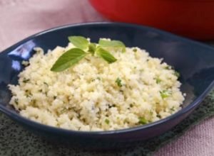 aprenda o arroz de couve-flor