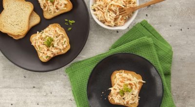 Torrada com Frango Picante Fácil e Prática