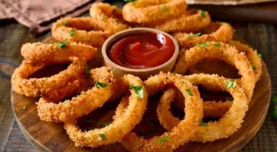 Como fazer anéis de cebola