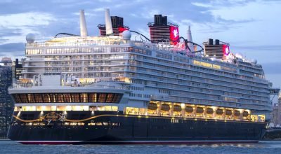 Disney Adventure se prepara para seu primeiro cruzeiro na Ásia. Veja fotos do novo navio da Disney!