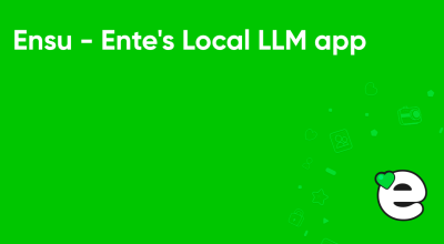 Ensu - aplicativo LLM local do Ente