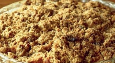 Farofa de Natal com bacon e abacaxi