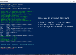O Windows Defender está sendo usado para hackear o Windows