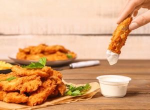esta opção deixa o frango crocante e proteico