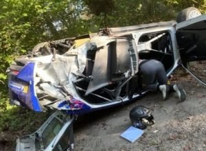 Jos Verstappen se envolve em acidente assustador em rally