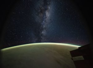 Vistas brilhantes da estação espacial
