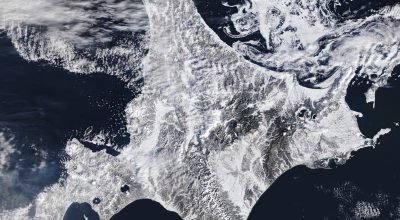 Inverno tempestuoso e nevado em Hokkaido