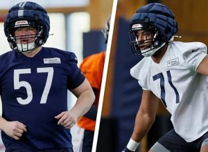 Os atacantes do Sons of Bears Pro Bowl, Kreutz e Williams, participam do minicamp de novatos