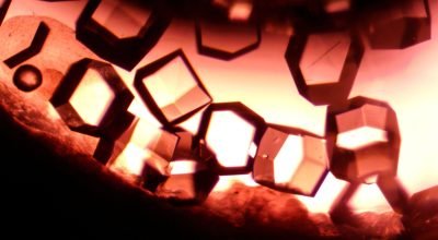 Cristais cultivados no espaço - NASA