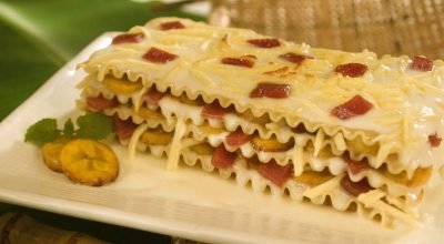 Lasanha de Banana com Queijo e Goiabada — Receita Surpresa Fácil
