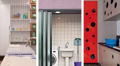 Lavanderias Modernas: 4 projetos inspiradores com bancadas duráveis e soluções inteligentes