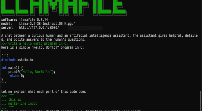 Llamafile v0.8.14: uma nova UI, ganhos de desempenho e muito mais - Mozilla Hacks