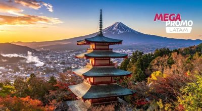 Mega Promo tem voos para o Japão com Latam e Japan Airlines por R$ 6.364 com bagagem, em 10x sem juros