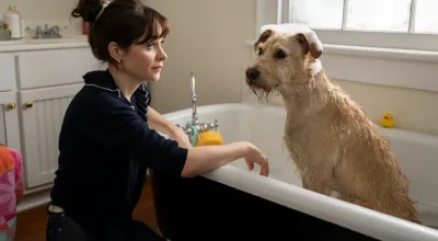 Zooey Deschanel revela os bastidores de atuar com um cachorro no cinema. Veja aqui!