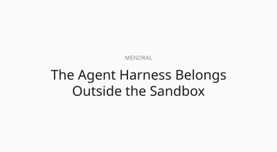 O chicote do agente pertence fora da sandbox