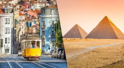 Viagem 2 em 1! Egito + Europa na melhor época do ano a partir de R$ 4.921 ida e volta com bagagem