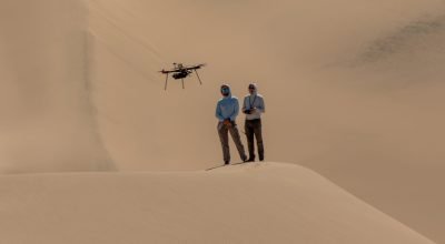 Testando Drones para Marte no Deserto de Mojave