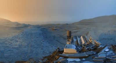 Curiosity envia cartão postal de férias de Marte