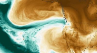 A umidade do Pacífico encharca o noroeste dos EUA